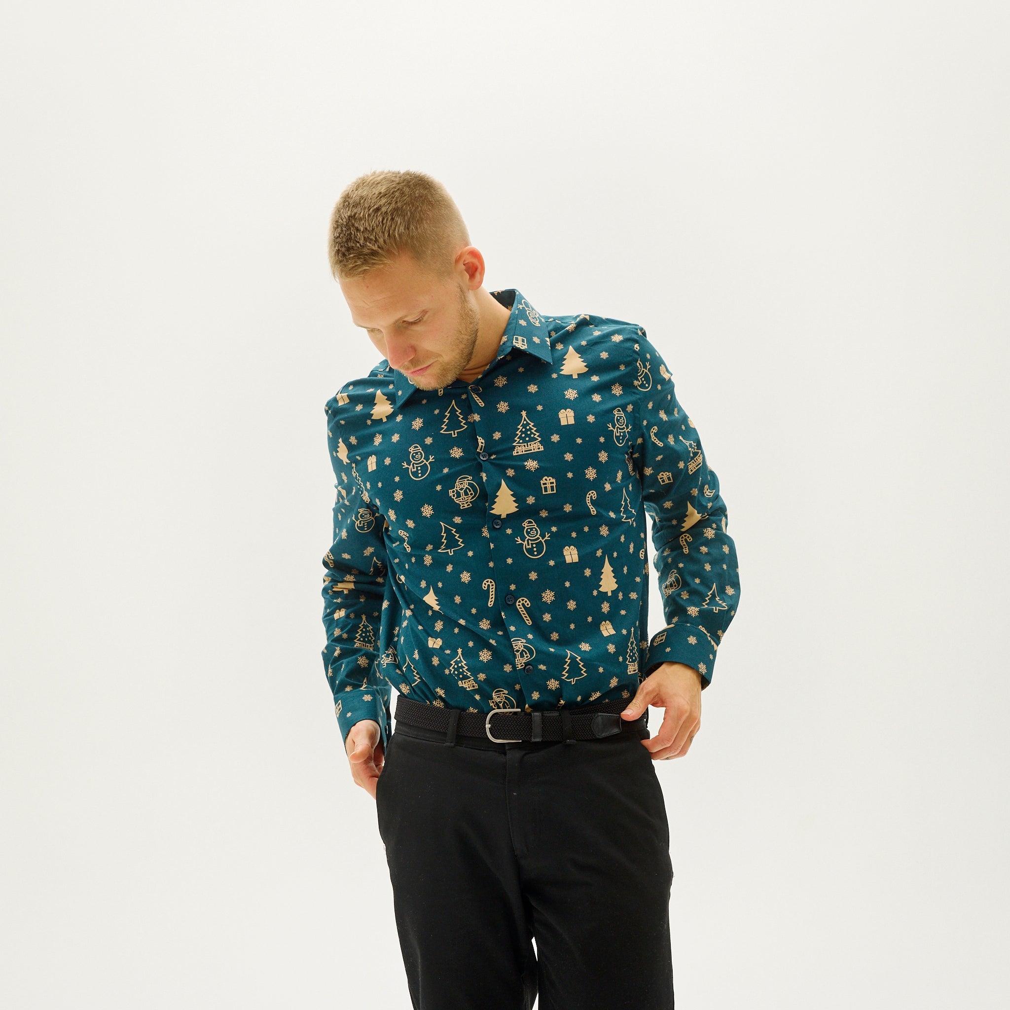 The Snowman's Christmas Shirt - Herren.